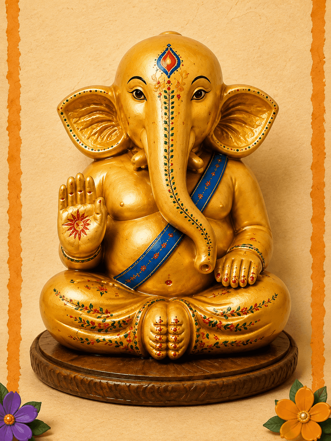 Bappa painted by a child