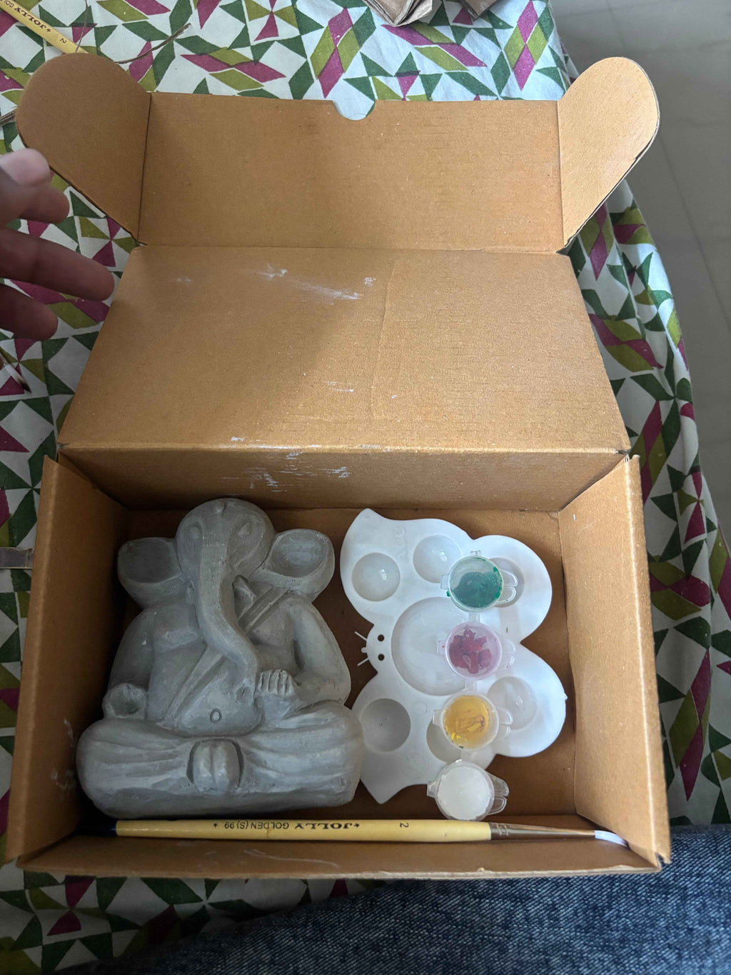 DIY Eco Friendly Ganpati Painting Kit